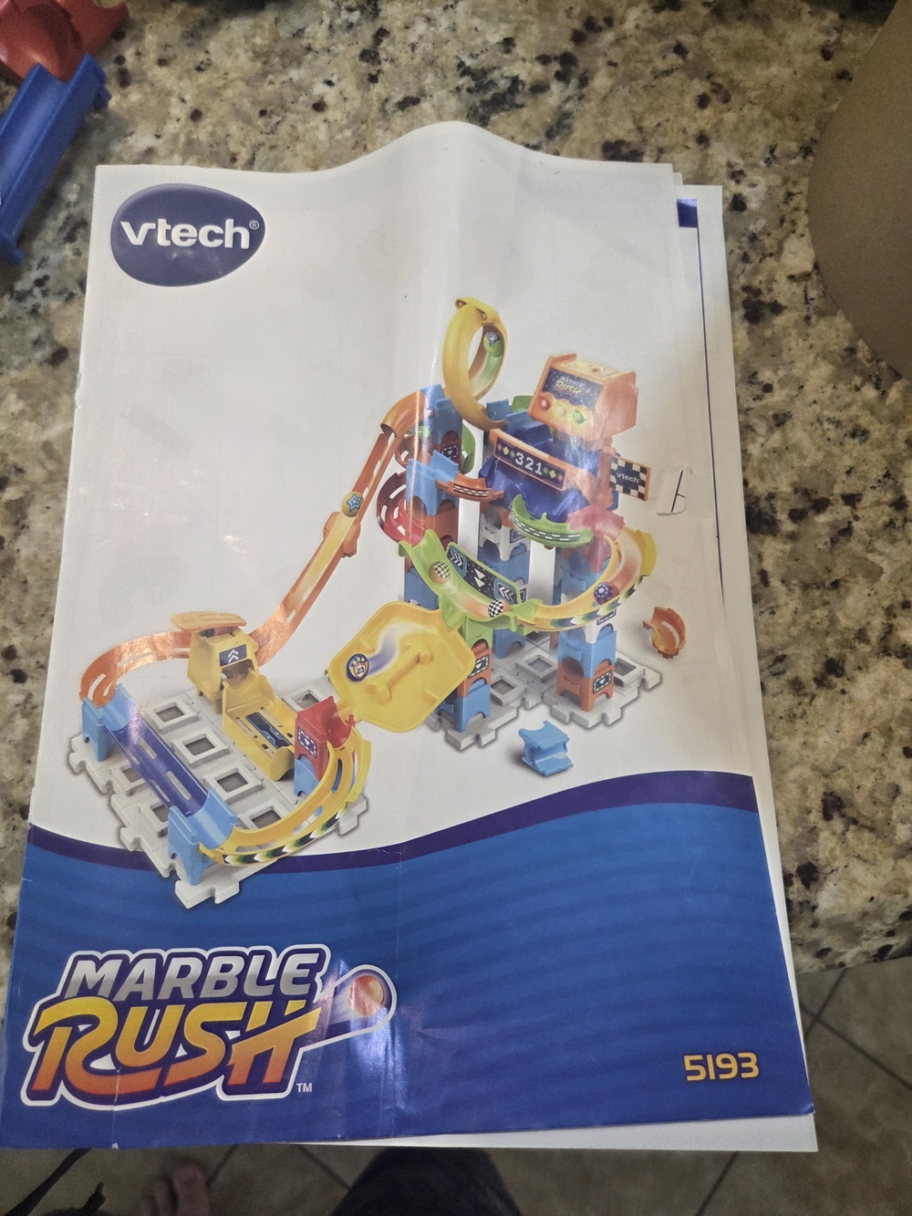 VTech Marble Rush Raceway Set 75 Pieces Building Racetrack Years 4+ Incomplete - Picture 9 of 13